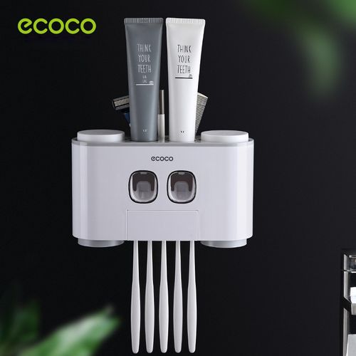 💥🔥Limited-time discount💓Multifunctional Toothpaste Toothbrush Mouthwash Cup Holder💓 Toothpaste Dispenser🔥