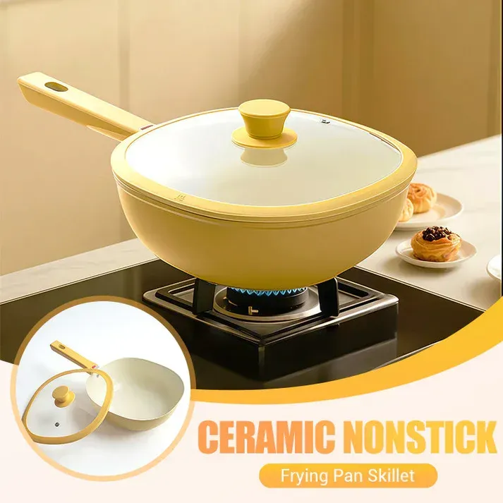 ✨Ceramic Nonstick Frying Pan Skillet with Lid ✨