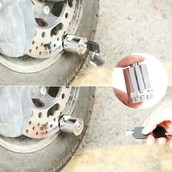 🛵Anti-theft disc brake lock🚲