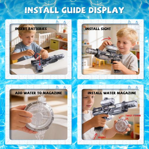 Electric water spray gun