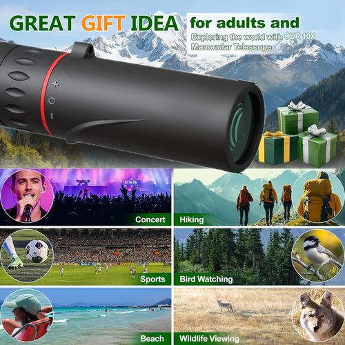 High magnification mini telescope
