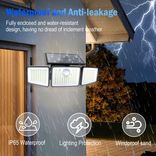 Waterproof solar courtyard ligh