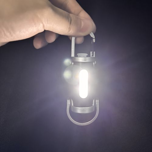 Multi functional flashlight keychain