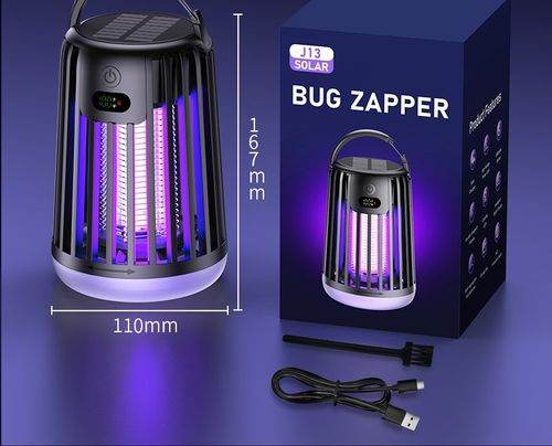 Ghana Solar Mosquito Killer | Anti Aedes Dengue Waterproof Camping Light No Wiring