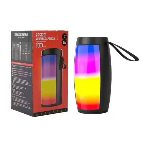 ZQS1202 Super Bass Speaker with RGB LED | Ghana Home & Outdoor Audio