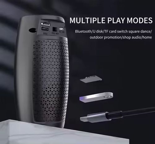 ZQS1202 Super Bass Speaker with RGB LED | Ghana Home & Outdoor Audio