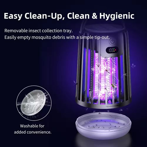 Ghana Solar Mosquito Killer | Anti Aedes Dengue Waterproof Camping Light No Wiring