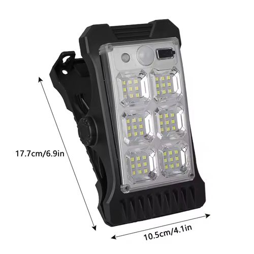Solar Powered LED Clip-On Lantern | Outdoor Solar Lighting for Camping & Emergency