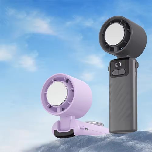 Portable Handheld Fan Rechargeable Foldable Low Noise Cooler
