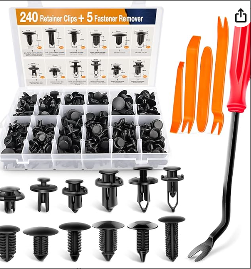 🎁49%OFF🔧100 PCS Car Clip Retainer Auto Fasteners Push Trim Bumper Plastic Rivets Clips Kit