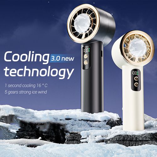 Ventilador de refrigeração para compressa de gelo portátil pequeno turbo mini ventilador recarregável