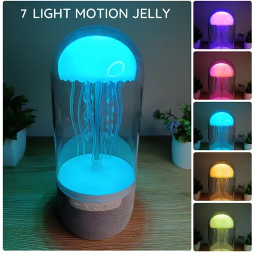 LED Color Changing Jellyfish Bluetooth Speaker LAMP