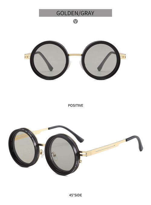 ND adjustable dimming mirror UV resistant sunglasses