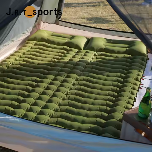 Upgrade Your Camping! Double Air Mattress w Pillow