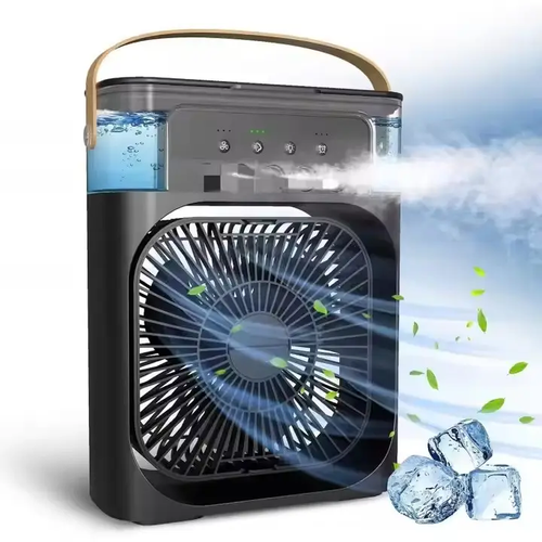 Small rechargeable desktop fan