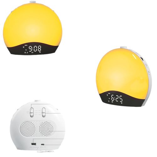 New intelligent wake-up light music alarm clock