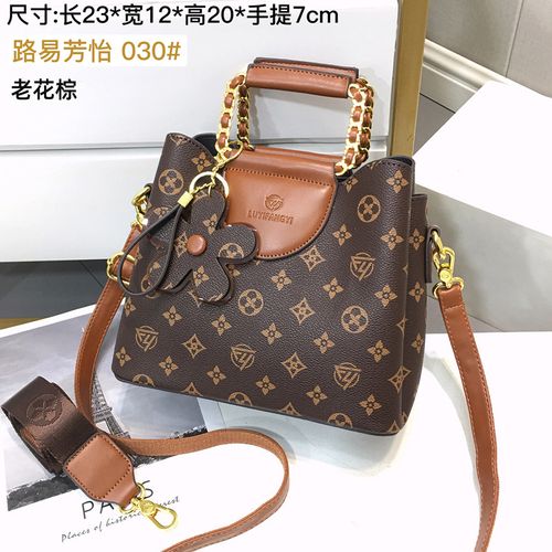 2025 new high-end women's handbag with floral patterns, single shoulder crossbody bag, small square bag