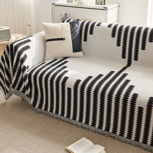 Chenille Line Sandhair Towel Modern Non-slip Simple High-grade Sofa Cover Cloth Full Cover Sofa Cushion Sofa Cover