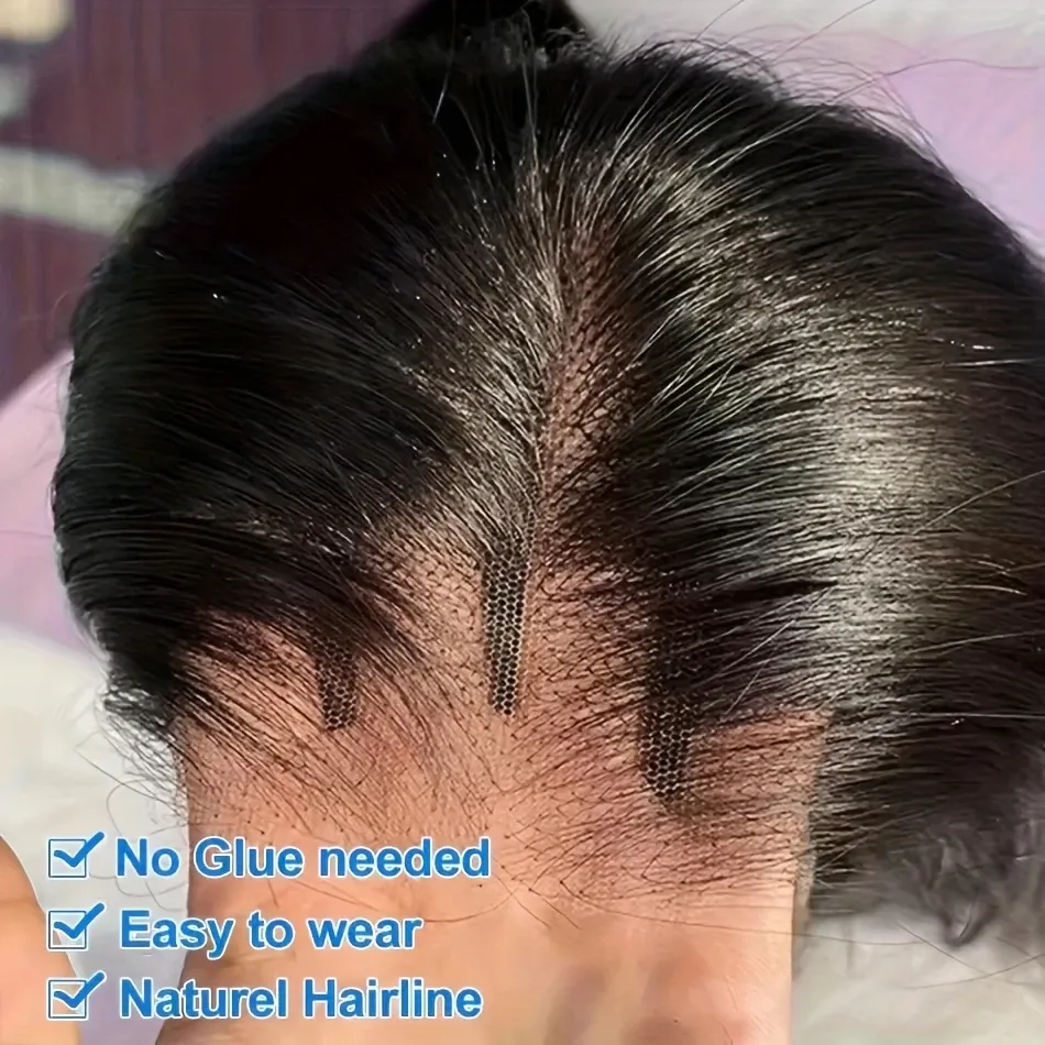 Fashionable mid length straight hair wig for women