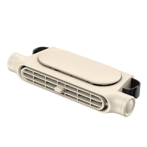 USB Powered Car Headrest Cooling Air Fan 3 Speeds Adjustable Neck