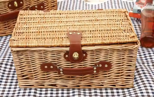 Wicker Picnic Basket Set for Outdoor Fun