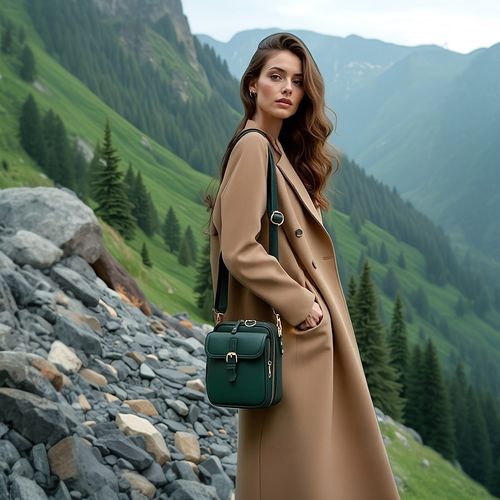 Vintage Design Crossbody PU Leather Shoulder Bag