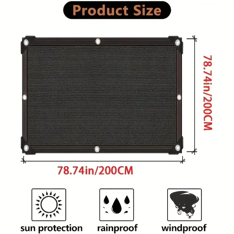 Outdoor Patio Shade UV Protection Weather Resistant