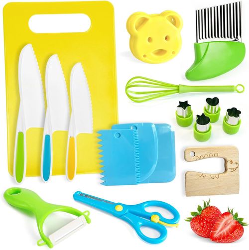 Couteaux de Cuisine pour Enfants - Couteau de Chef de