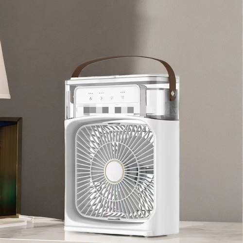 Small rechargeable desktop fan