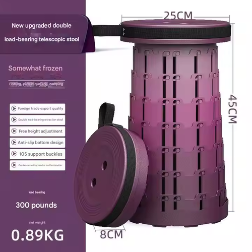 Colorful Collapsible Stools for Outdoor Fun