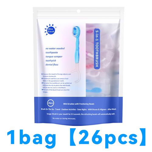 Disposable Mini Portable Explosive Bead Toothbrush