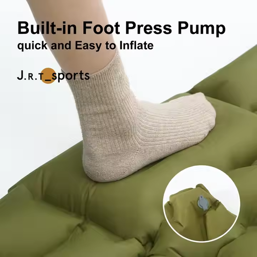 Upgrade Your Camping! Double Air Mattress w Pillow