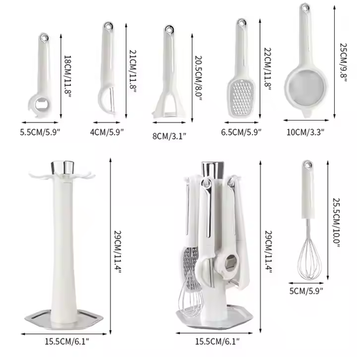 Must - Have 7 - Piece Kitchen Tool Set for Daily Use