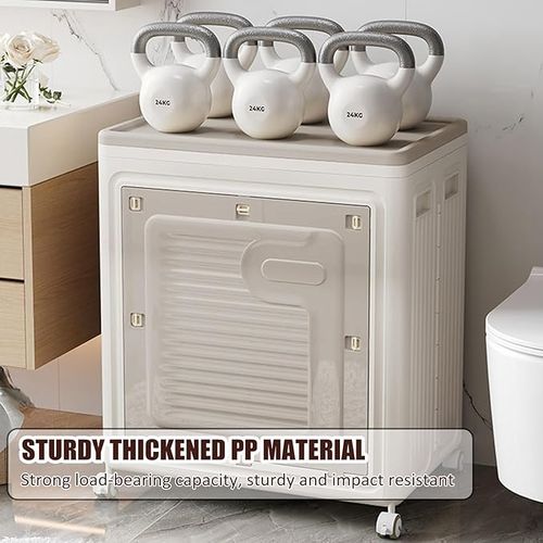 120L Rolling Storage Bin for Home