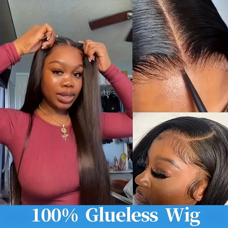 Fashionable mid length straight hair wig for women