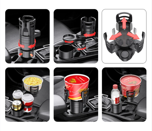 4 in 1 Multifunctional Adjustable Car Cup Holder