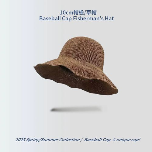 Summer Raffia Wide - Brim Straw Hat
