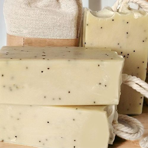 Sheep fat frosted handmade soap bath essential oil soap soap