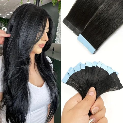 True hair without trace, PU wig, film hair
