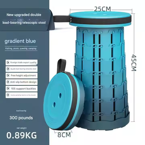 Colorful Collapsible Stools for Outdoor Fun