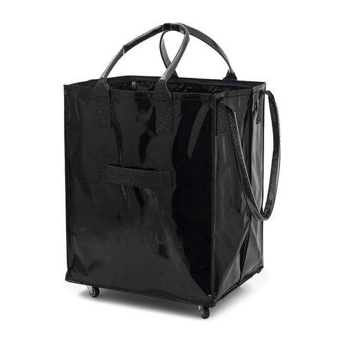 Nylon Waterproof Rolling Foldable Tote with Wheels