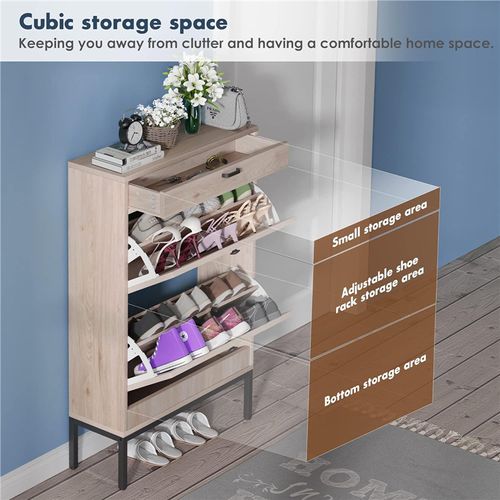 Chic Shoe Cabinet for Tidy Entryways 👟