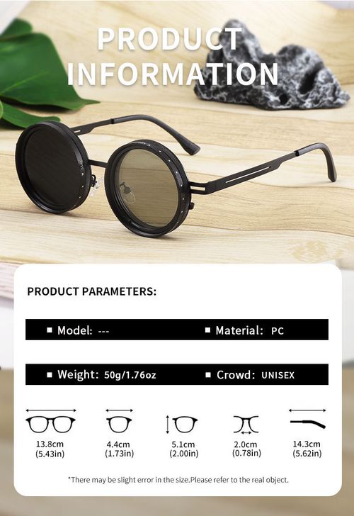 ND adjustable dimming mirror UV resistant sunglasses