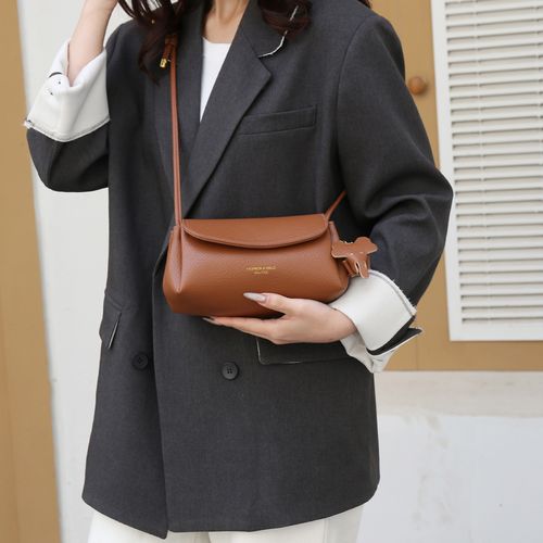 Fashionable, versatile, simple single shoulder crossbody bag
