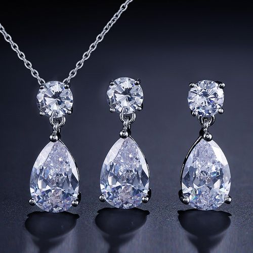 ✨RAKOL Rose - Gold Zircon Necklace: Shine Bright