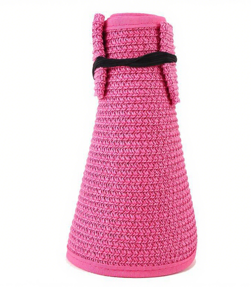 Women Sun Visor Straw Hat Casual Foldable