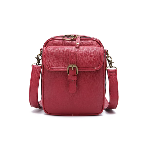 Vintage Design Crossbody PU Leather Shoulder Bag