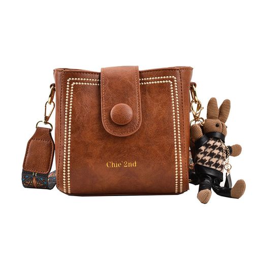 New trendy shoulder bag, crossbody bag, fashionable and versatile bucket bag