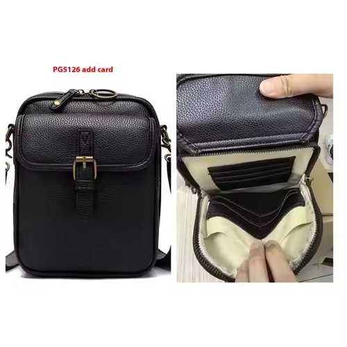 Vintage Design Crossbody PU Leather Shoulder Bag