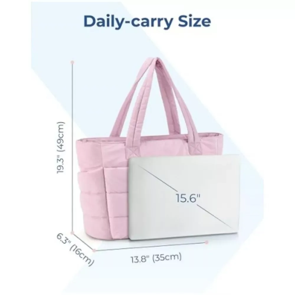 Multiple Pockets Tote Bag For Travel Work Beach Gym Store
